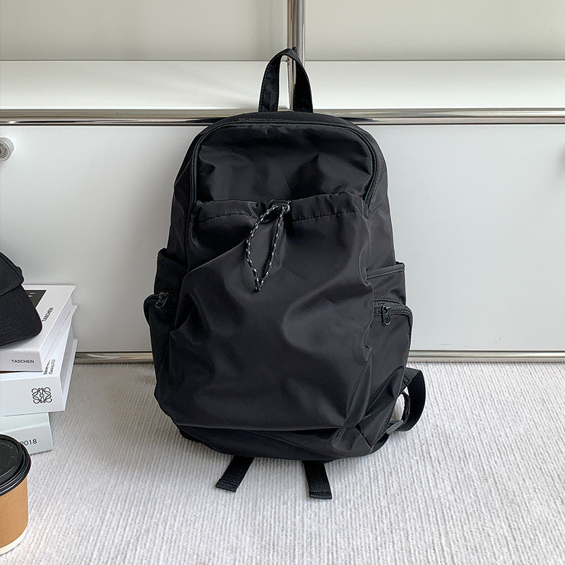 Women's Waterproof Nylon Simple College Leisure Style Backpacks
