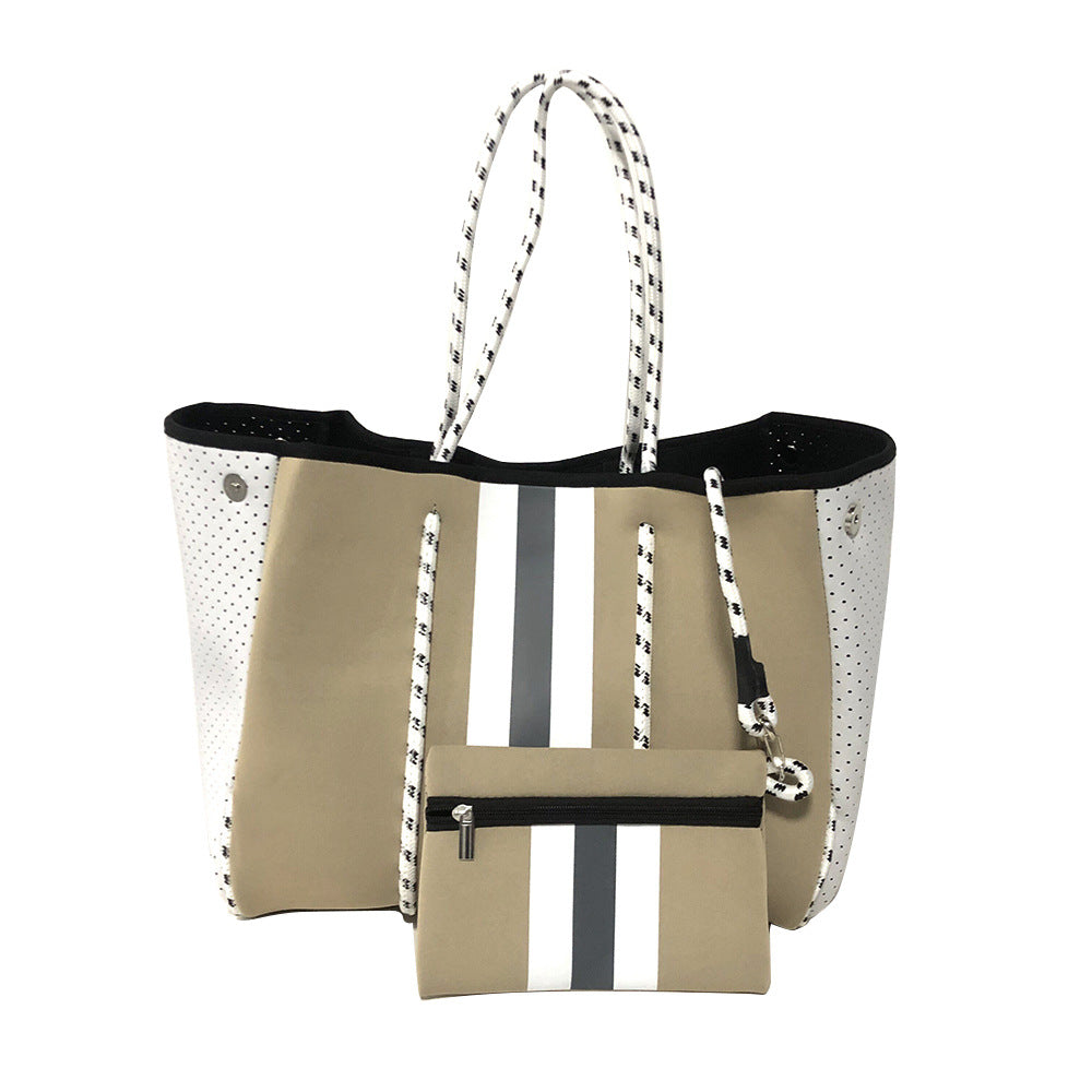 Neoprene Beach Printing Weekend Portable Seaside Handbags