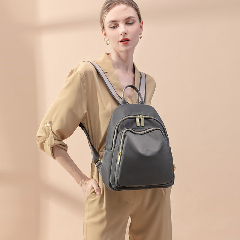 Women's Oxford Canvas Korean Fashion Trendy Large Backpacks