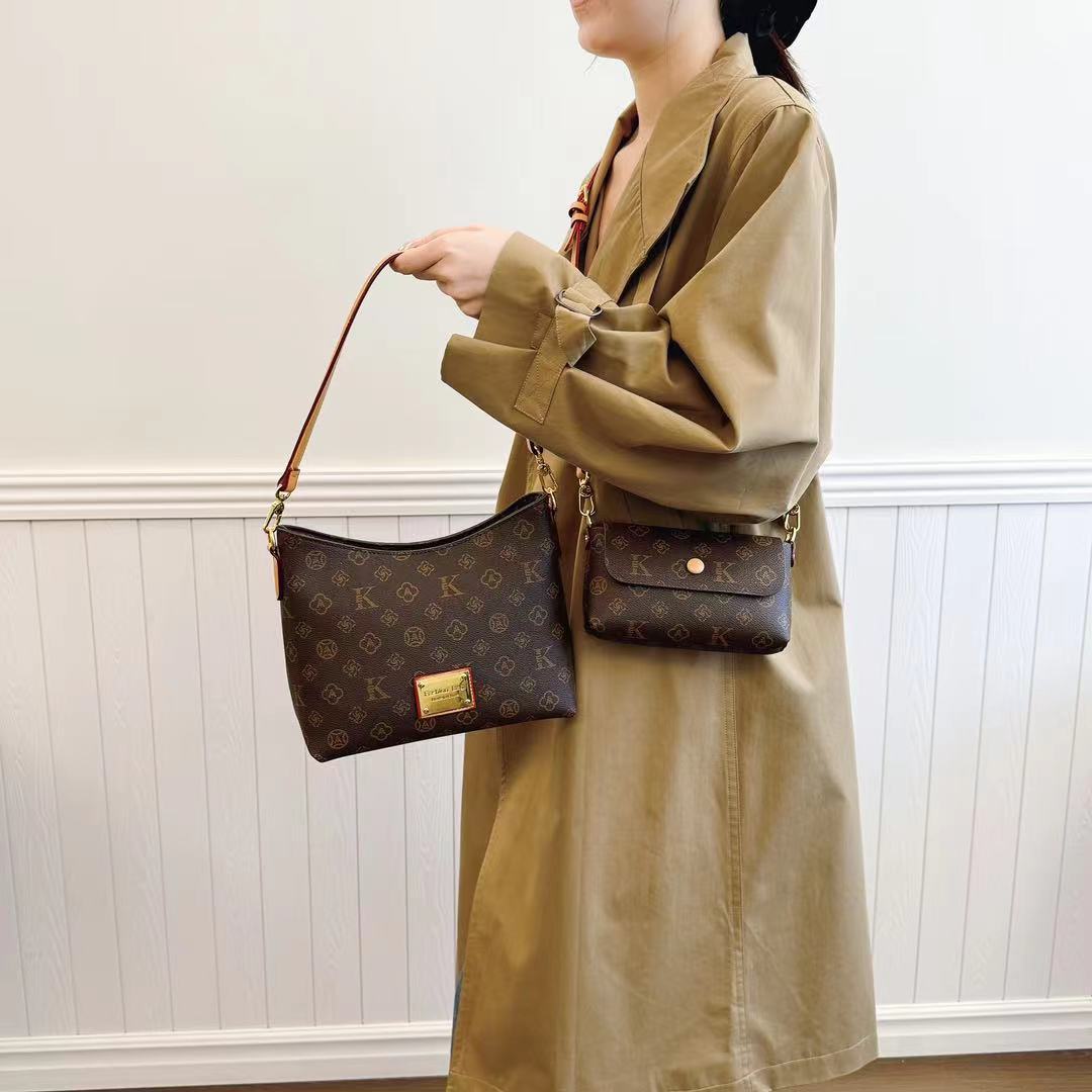 Women's Printed Simple Versatile Large Capacity Shoulder Bags