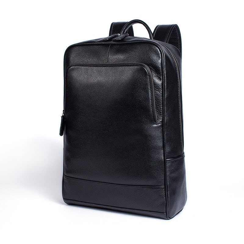 Men's Leather Retro Crazy Horse Inch Computer Backpacks