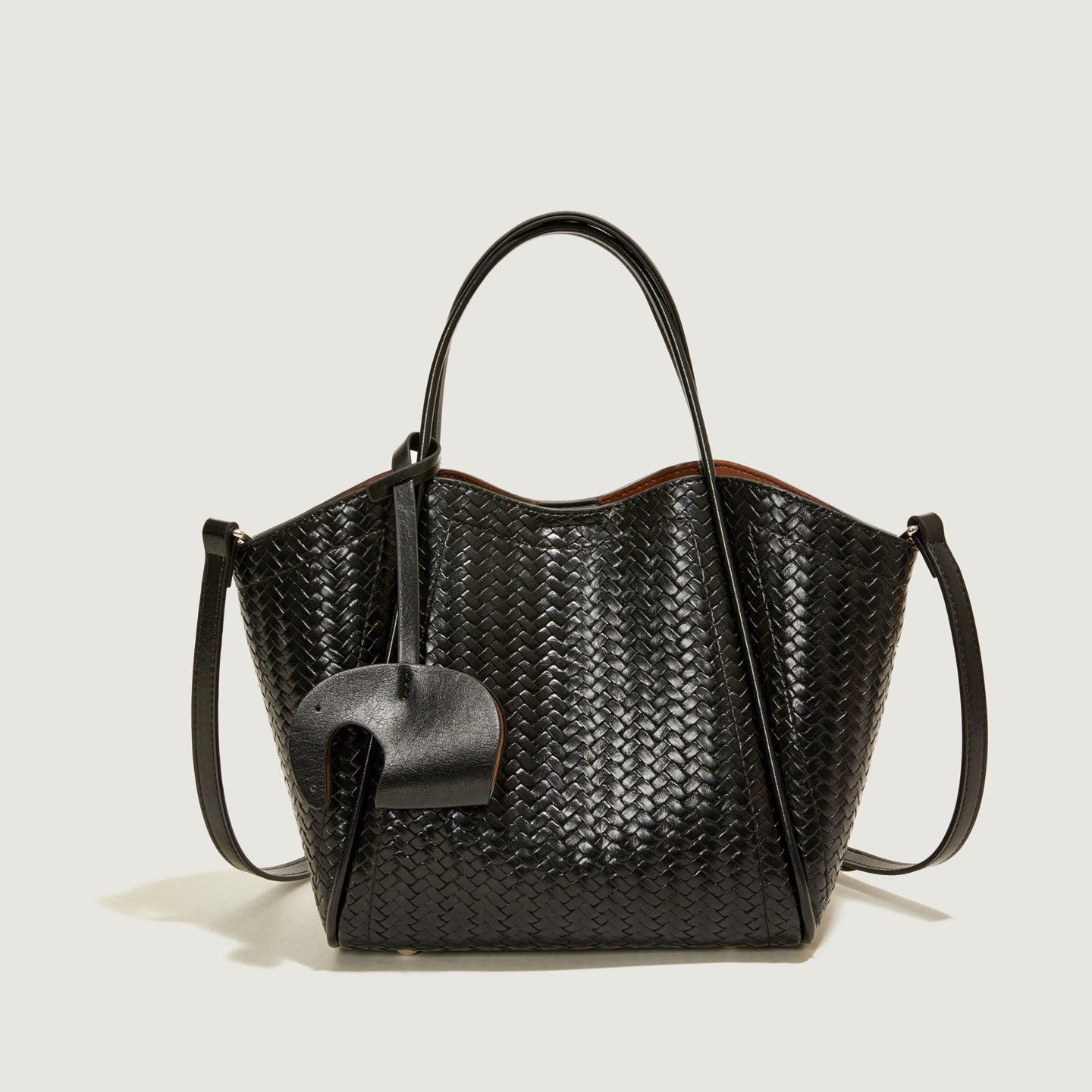 Women's Design Woven Pattern Korean Style Niche Handbags