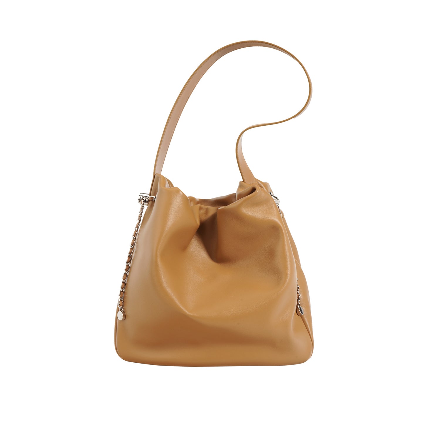 First Layer Cowhide Female Simple Underarm Shoulder Bags