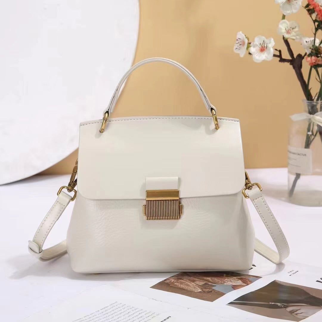 Women's Fashion Genuine Leather Plant Practical Crossbody Bags
