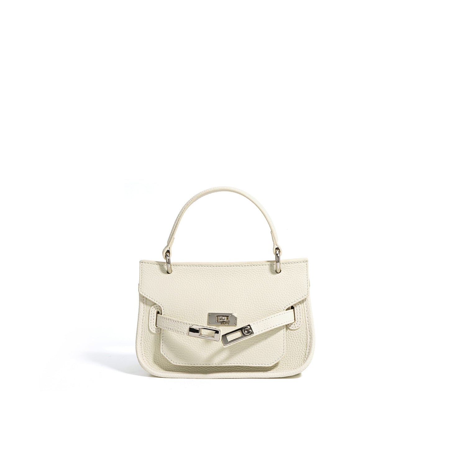 Women's First Layer Cowhide Kelly Good-looking Design Handbags