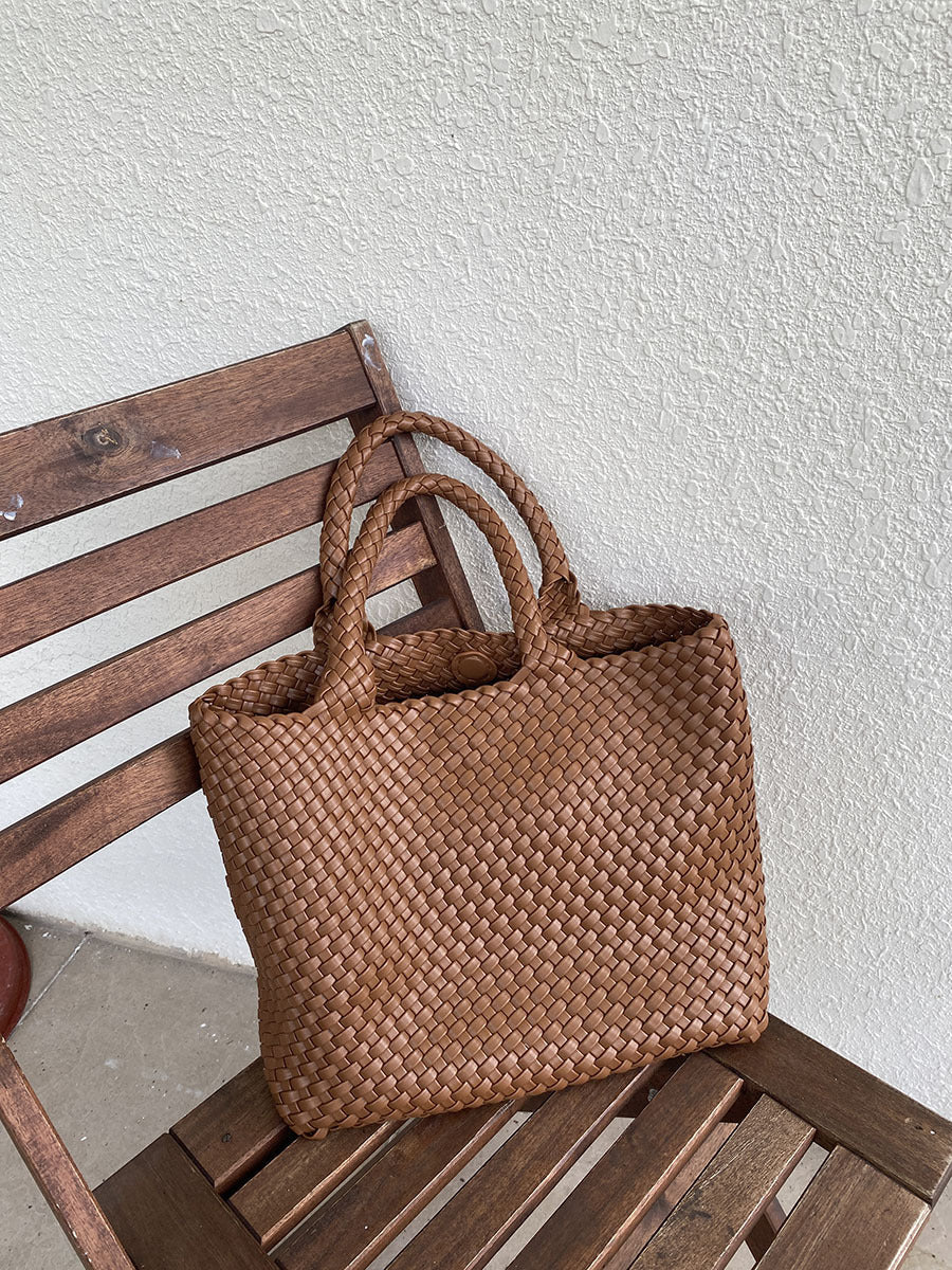 Women's High-grade Hand-woven Large Capacity Fashion Commuter Shoulder Bags