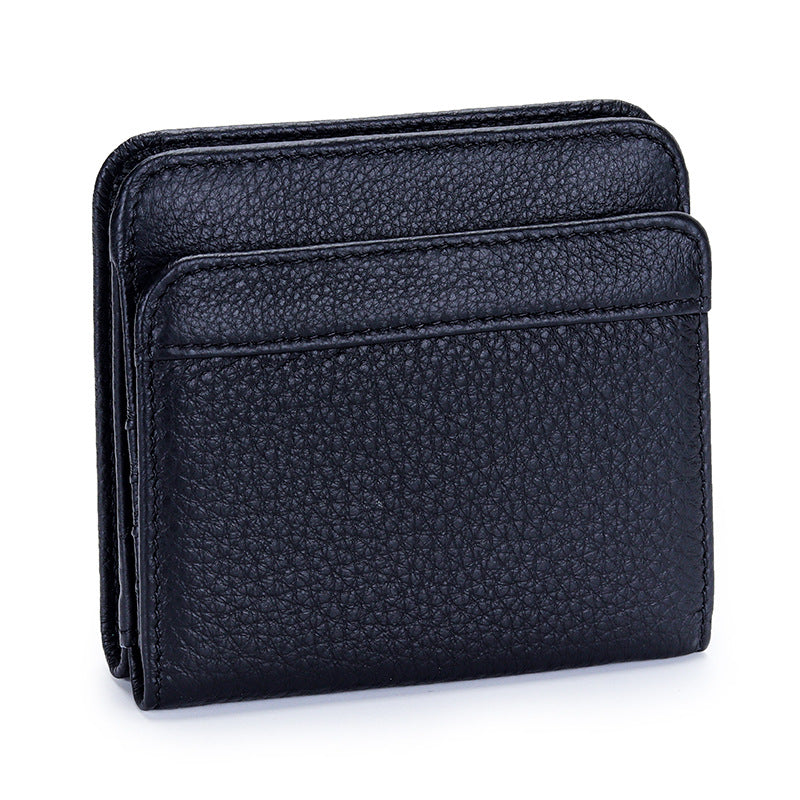 Women's Advanced Natural Fall Short Folding Fashion Ladies Wallets