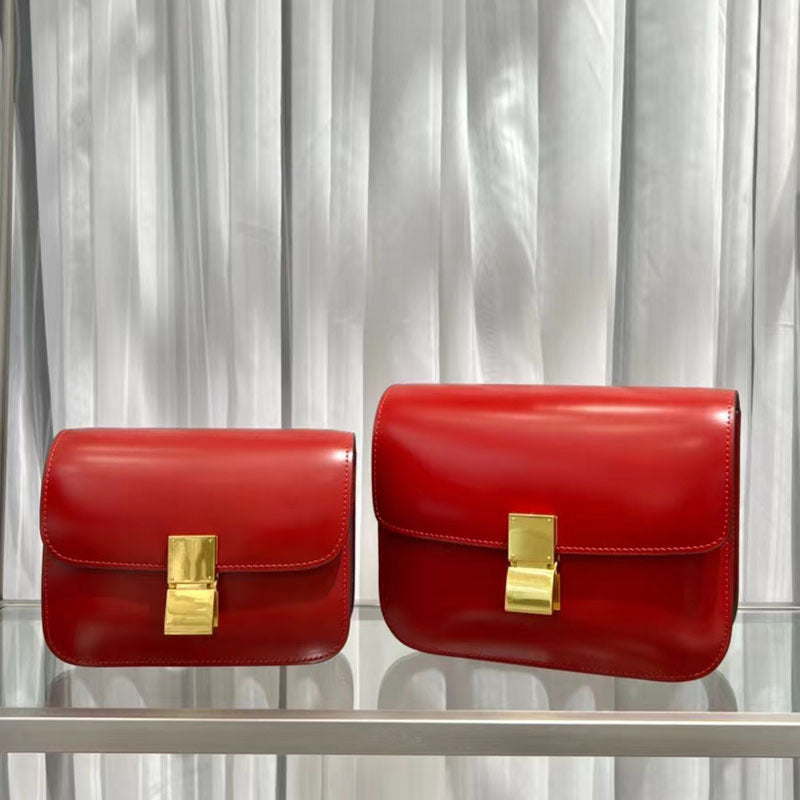 Women's With Gift Box First Layer Cowhide Crossbody Bags