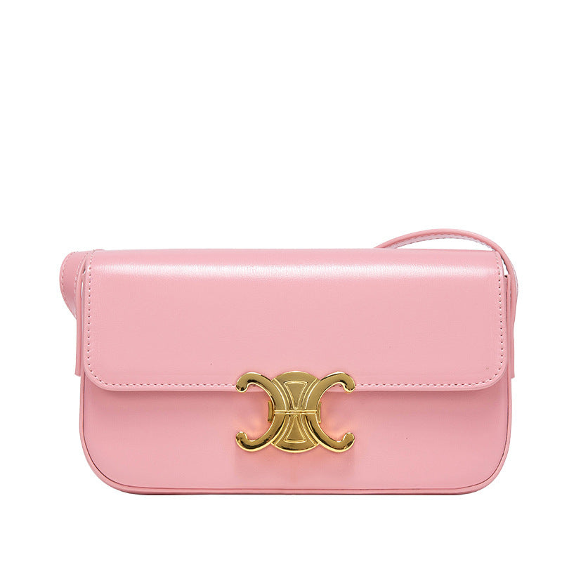 Women's Triumphant Underarm French Stick Solid Color Crossbody Bags