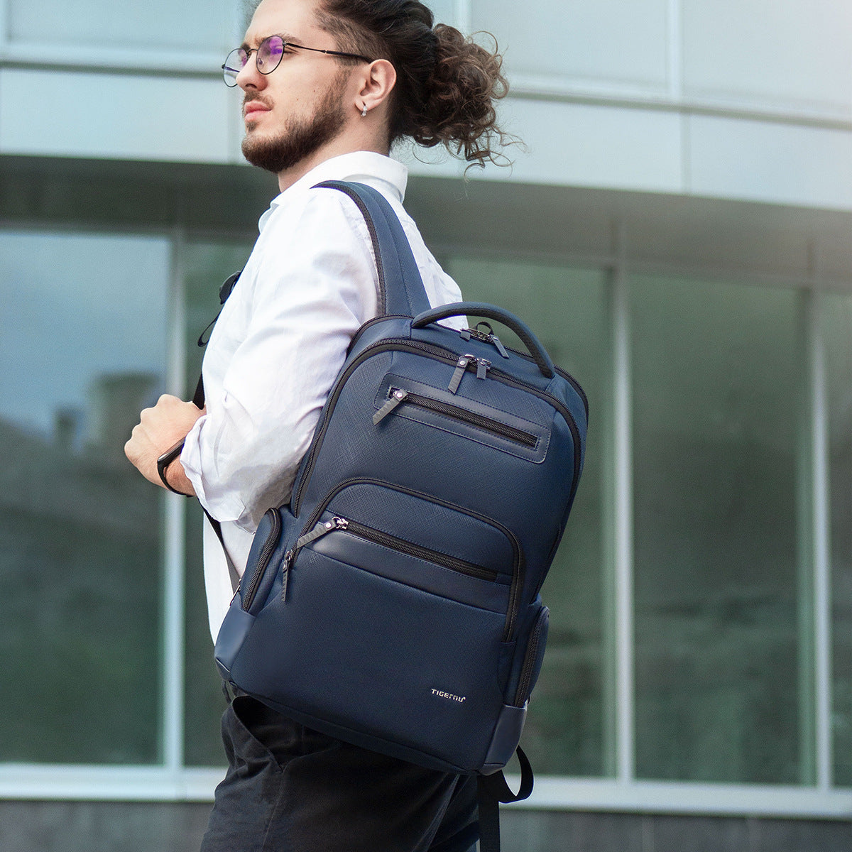 Men's Business Commuter Large Capacity Computer Trend Backpacks