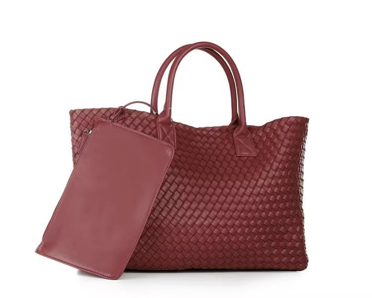 Women's Handmade Woven Big Large Capacity Fashion Shoulder Bags
