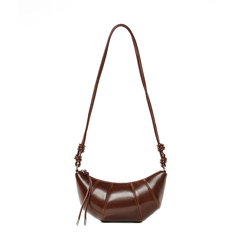Women's Croissant Versatile White Lightweight Commuter Advanced Shoulder Bags