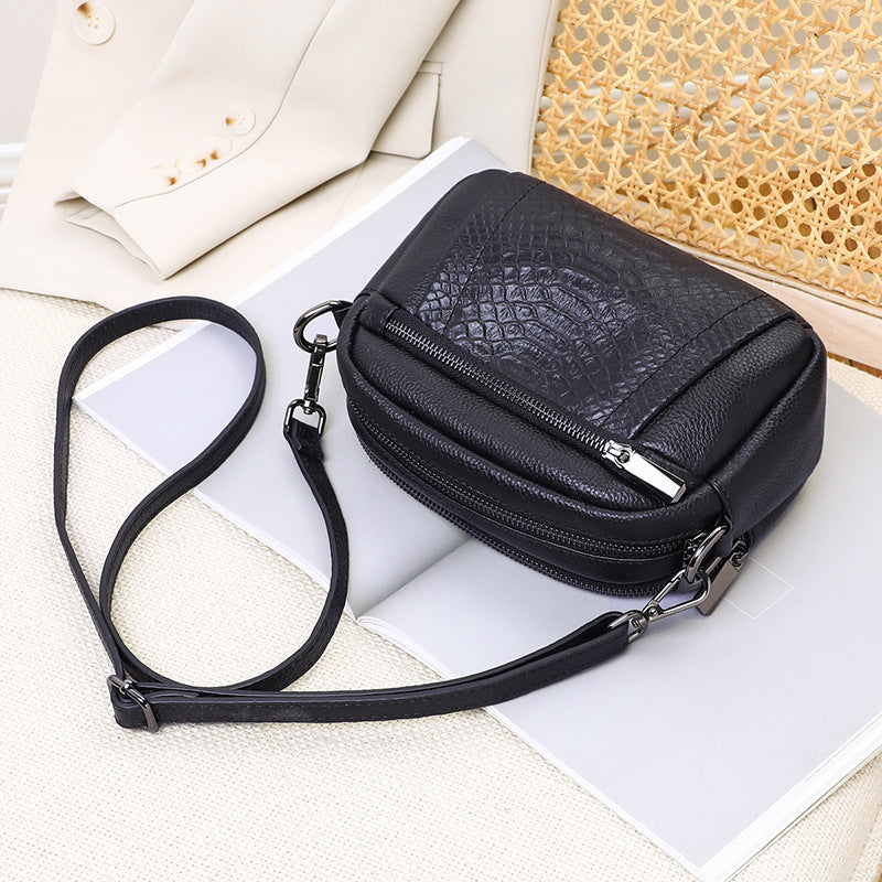 Women's Versatile Summer Large Capacity Fashion Genuine Crossbody Bags