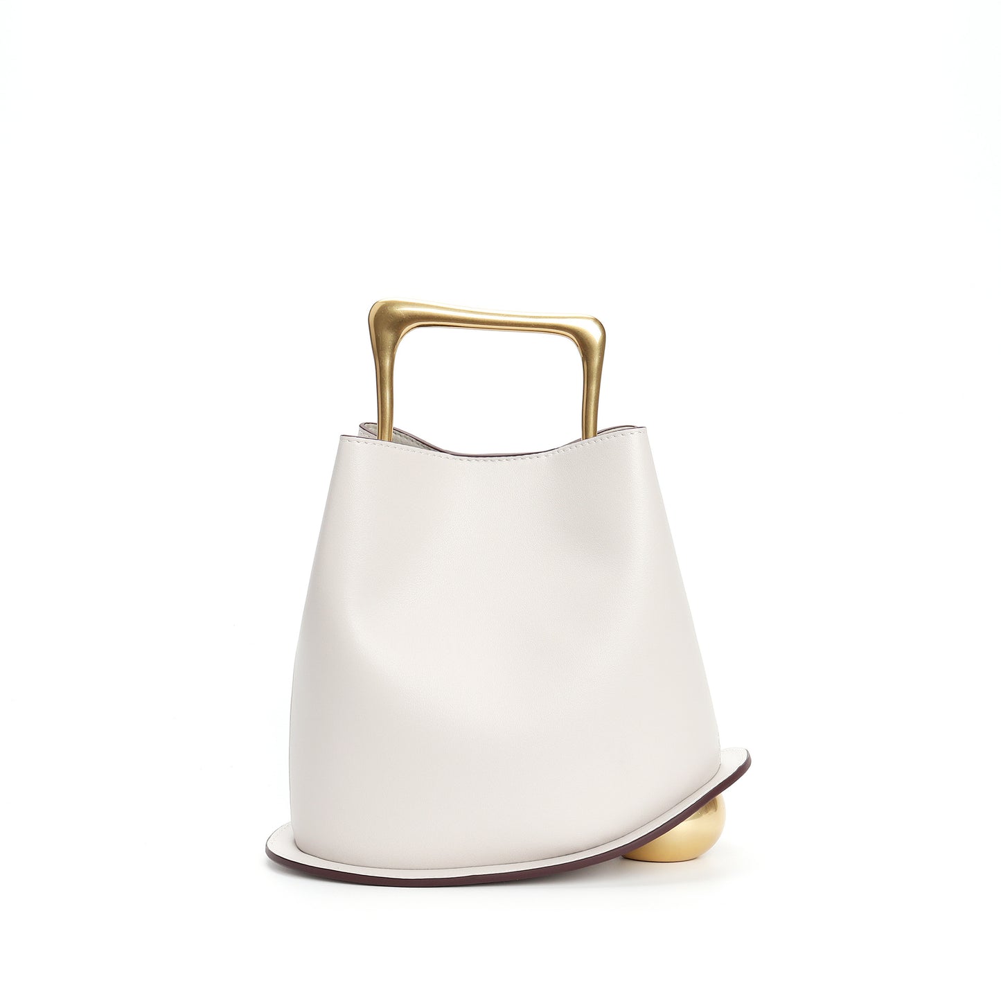Women's Cowhide Leather Advanced Commuter Vegetable Basket Shoulder Bags
