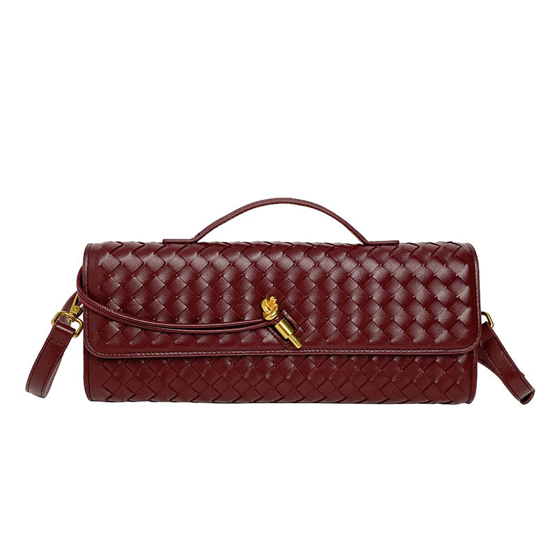 Hand-woven Fashion Medieval Baguette Exquisite Dinner Crossbody Bags