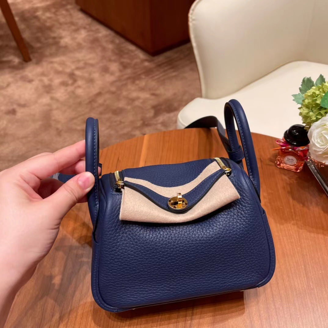 Women's Lindi Layer Cowhide Leather Doctor Elegant Crossbody Bags