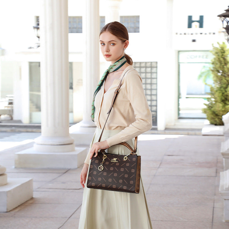 Women's Large Capacity Fashionable Mother High-grade Elegant Handbags