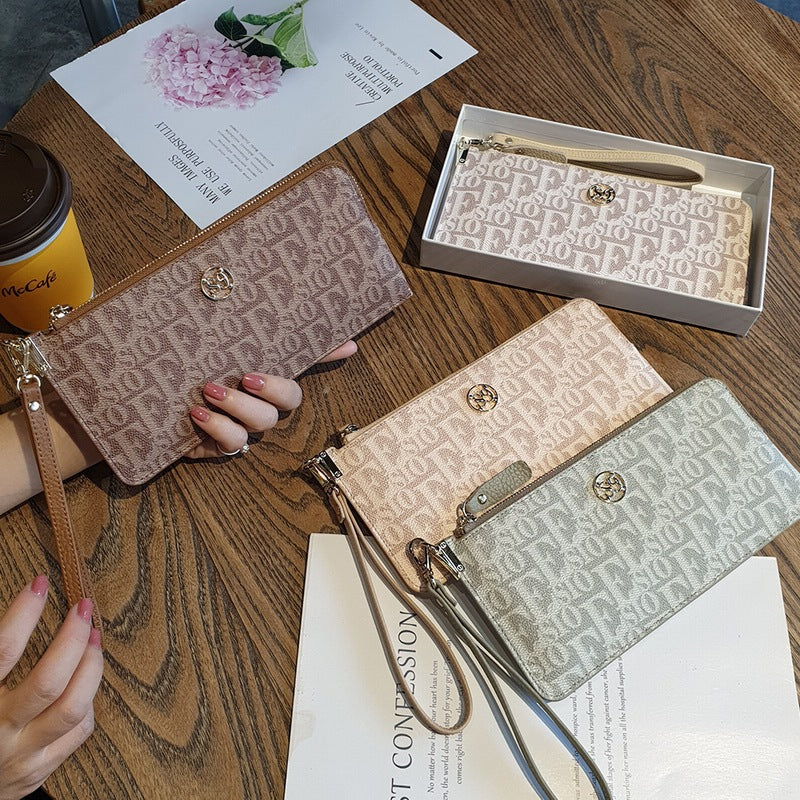 Women's Multiple Slots Long Large Capacity Hand Holding Ladies Wallets
