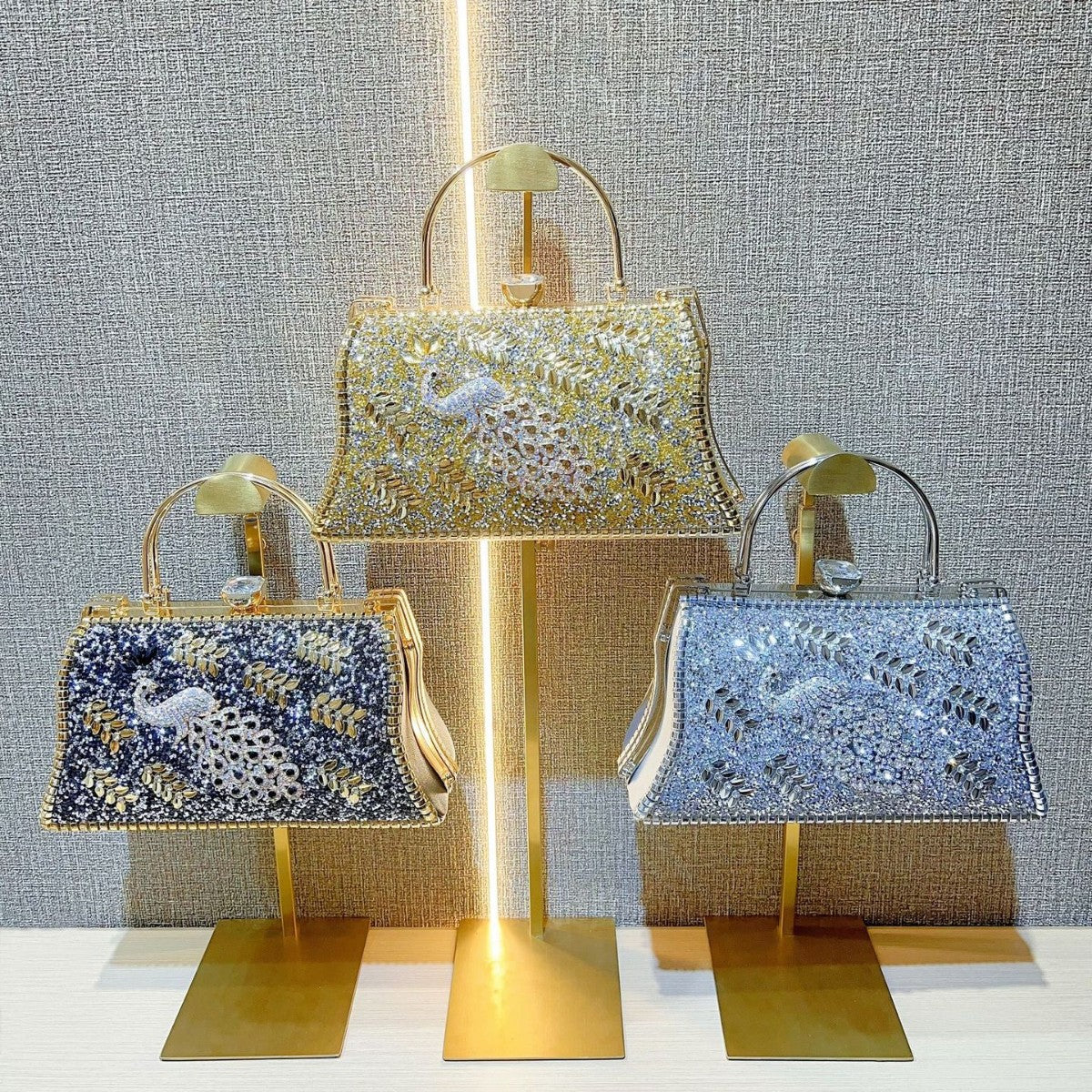 Sculpture Dinner Elegant Wedding Cheongsam Luxury Full Handbags