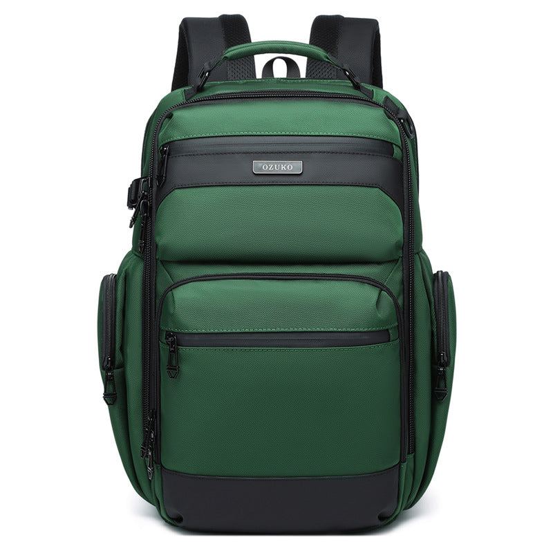 Men's Business Commuter Computer Waterproof Large Capacity Backpacks