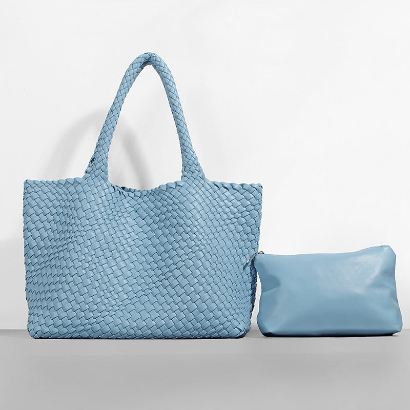 Fashion Portable Mummy Big Woven Hand Shoulder Bags