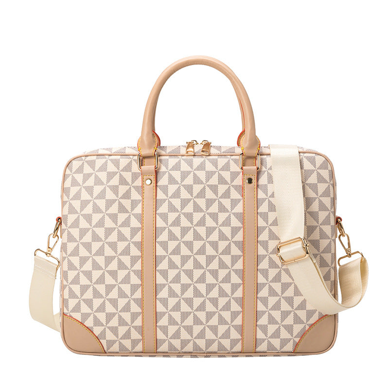 Women's & Men's & Classic Printing Portable Business Large Handbags