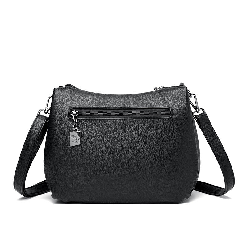 Genuine Leather Mom Trendy Fashion Large Crossbody Bags