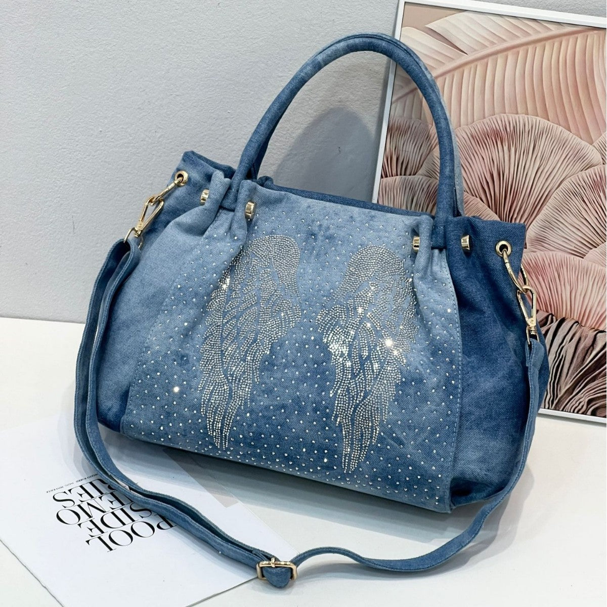 Women's Yi Li Trend Rhinestone Wings Fashion Crossbody Bags