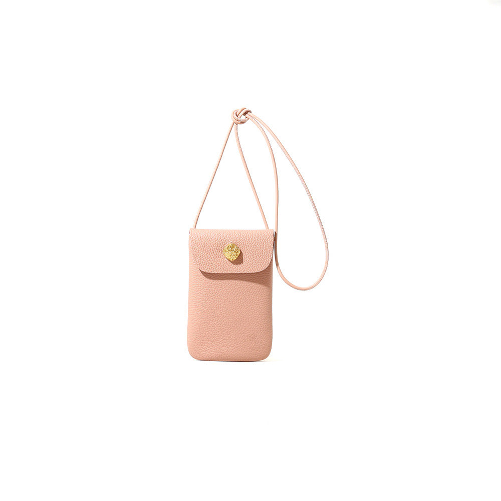 Women's Simple Style Leather Spring First Layer Crossbody Bags