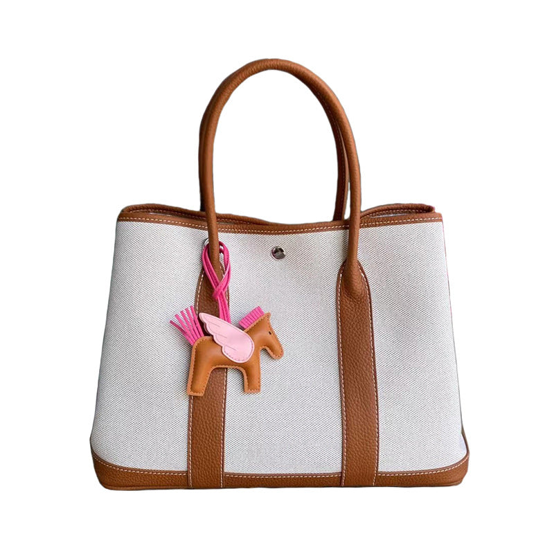 Color Contrast Commuter Simple Large Capacity Shoulder Bags
