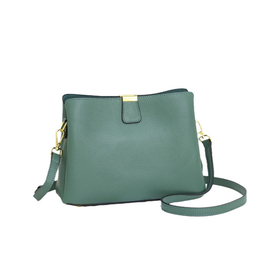 Women's Western Style Fashion Simple First Layer Shoulder Bags