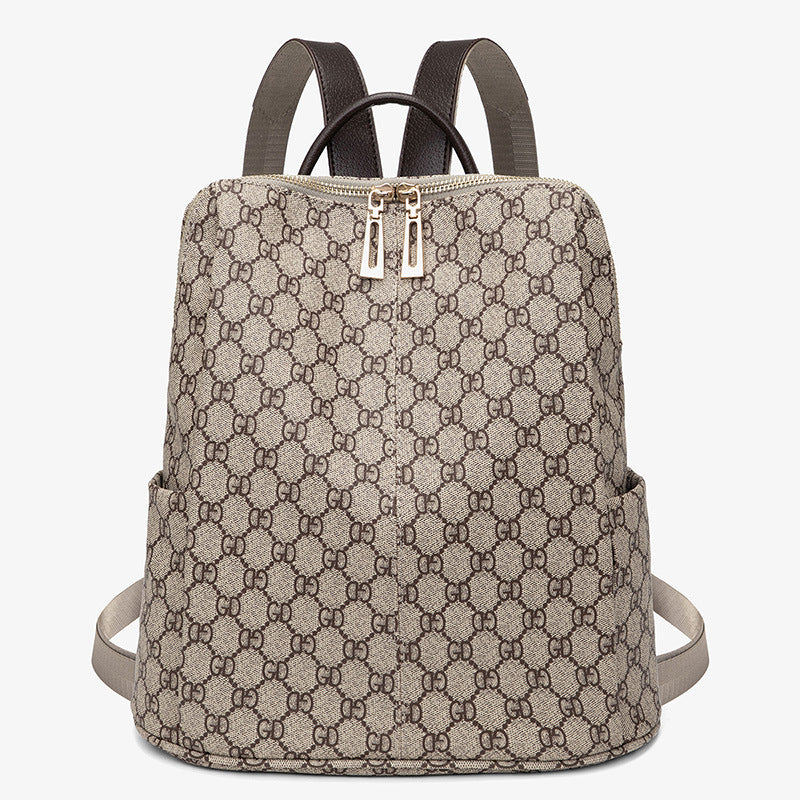 Women's Korean Style Easy To Match Fashion Large Backpacks