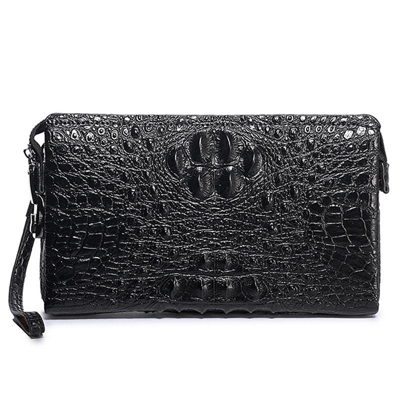 Men's Leather Large Capacity Soft Clutch Business Men's Handbags