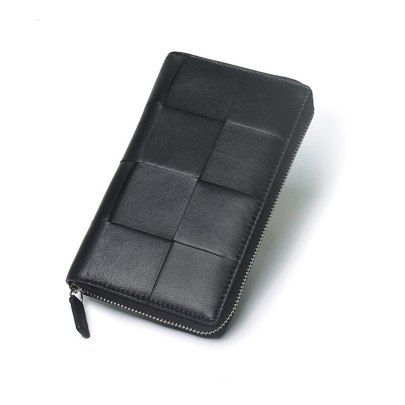 Women's Long Genuine Leather Large Capacity Sheepskin Ladies Wallets