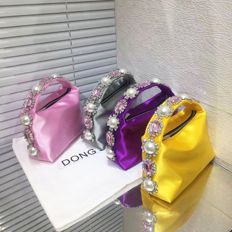Satin Fairy Hand-held Dinner Fashionable Female Handbags