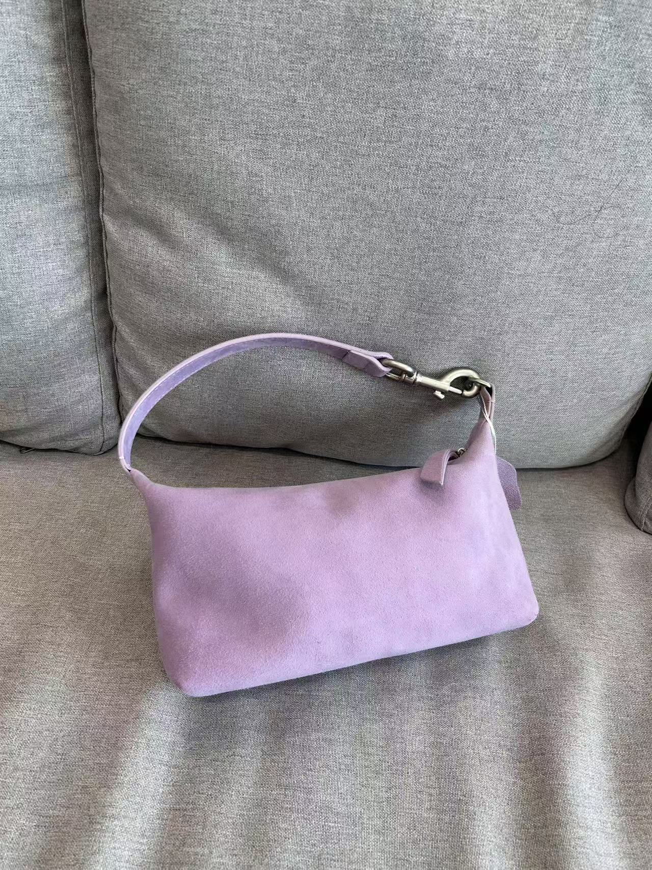 Women's Korean Style Fashion Hand Text Top Layer Handbags