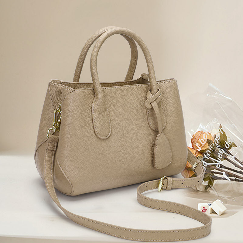 Women's Layer Cowhide Genuine Leather Commuter Fashion Handbags