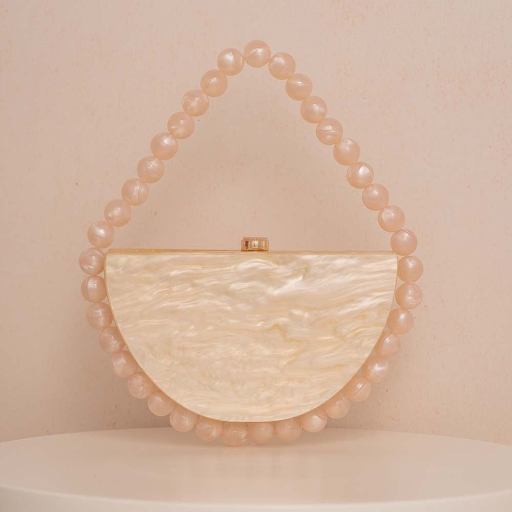 Women's Pearl Vintage Leopard Print Acrylic Hawksbill Simple Evening Bags