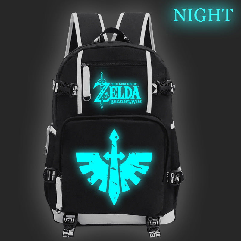 Slouchy Legend Of Zelda Peripheral Printed Bags