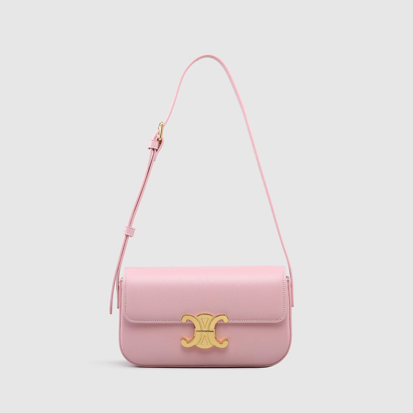 Women's Genuine Leather Arc Baguette Retro Classic Armpit Bags