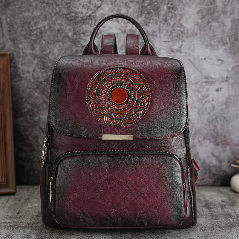 Innovative Women's Fashion Artistic Large Capacity Backpacks