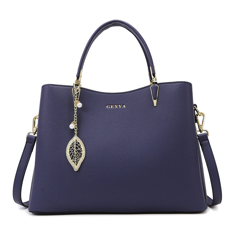 Women's Fashionable Simple Mother Large Capacity Soft Handbags