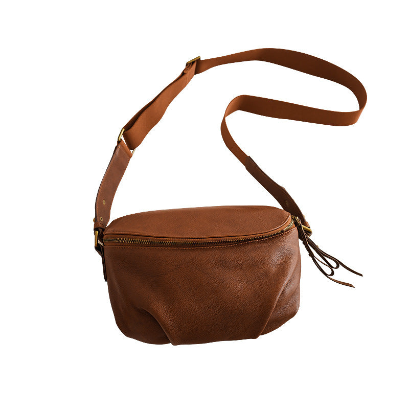 Women's Design High-grade Large Capacity Cloud Leather Shoulder Bags