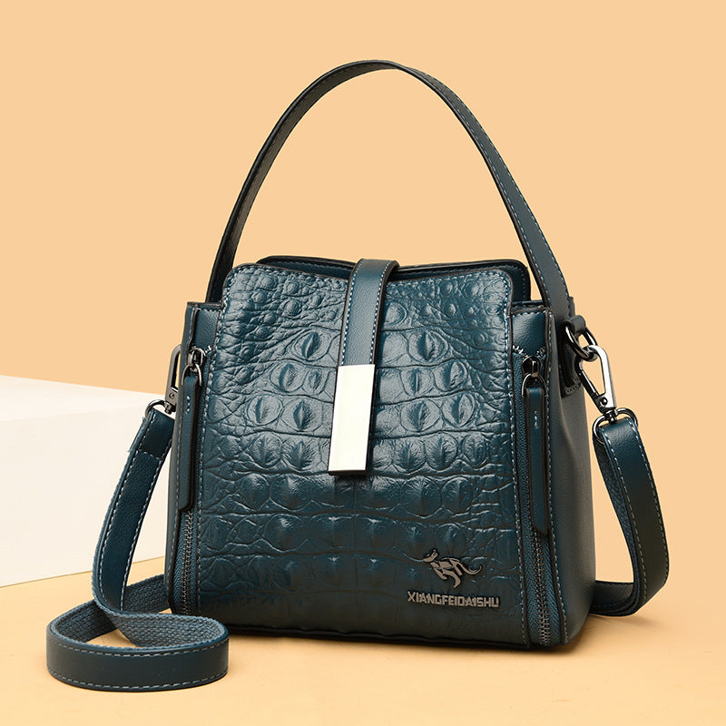 Women's Summer Crocodile Pattern Korean Style Trendy Handbags