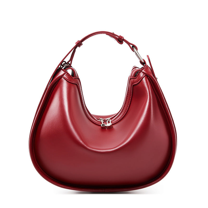 Women's Simple Retro Underarm Design Selenodont Trendy Crossbody Bags