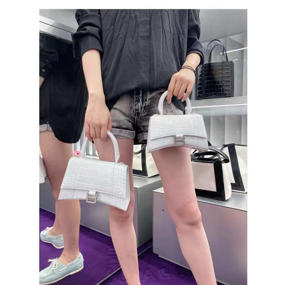 Genuine Leather Crocodile Pattern Fashion High-grade Handbags