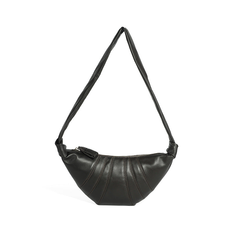 Sheepskin Upgraded Leather Croissant Can Be Crossbody Bags