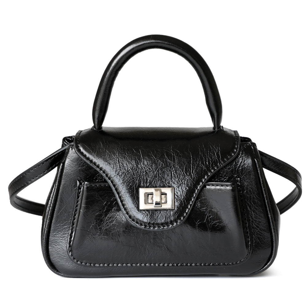 Innovative Graceful Design Oil Wax Cowhide Handbags