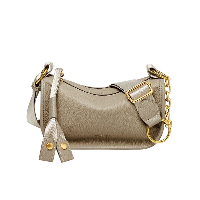 Women's Summer High Sense Saddle Genuine Leather Crossbody Bags