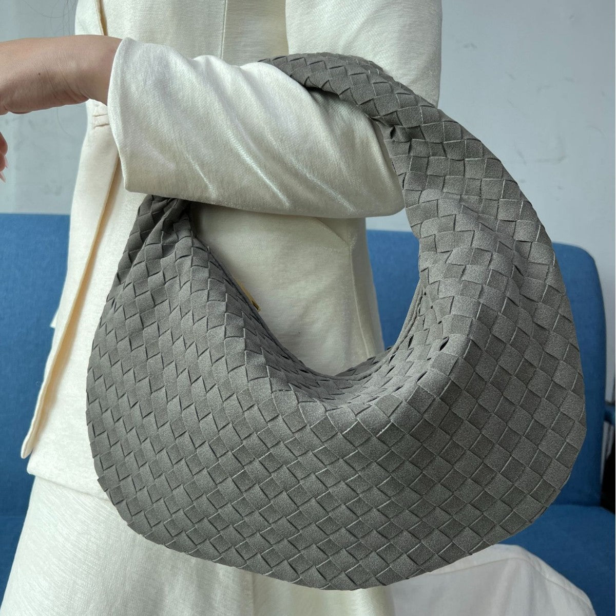 Women's Woven High-grade Western Style Underarm Large Bags